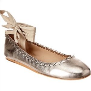 Via Spiga Rose Gold Baylie Ballet Flat size 7
